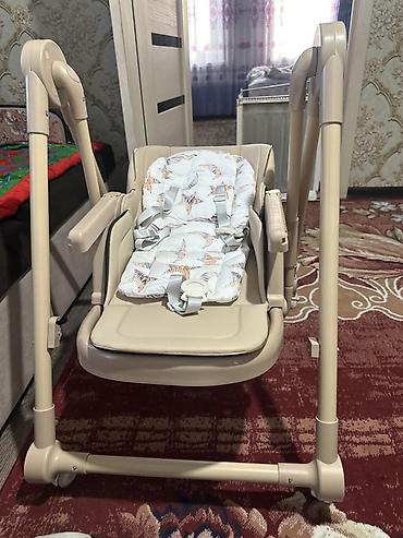 Балдар дүйнөсү: Детский шезлонг/кресло-качалка S-700 Совершенно новый свет голубой — 1