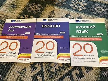 Testlər: Bu üç sinağ kitabi satilir.Rus dili,İngilis dili ve Azərbaycan — 1