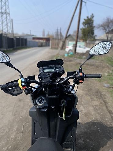 Скутеры: Скутер (кастом/ADV-стиль) - Двойная круглая передняя оптика с — 6