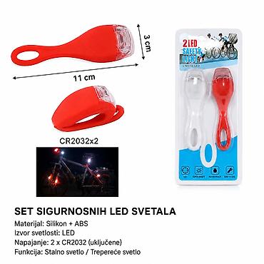 KMT Biciklistička silikonska svetiljka 2001356 Praktična LED