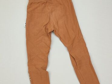 brązowe legginsy dla dziewczynki: Legginsy dziecięce, 3-4 lat, 98/104, stan - Dobry