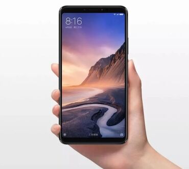 ксеоми: Xiaomi, Mi Max 3, Б/у, 64 ГБ, цвет - Черный, 1 SIM, 2 SIM