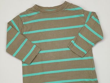 koszulka termoaktywna khaki: Bluzka, 1.5-2 lat, 86-92 cm, stan - Dobry