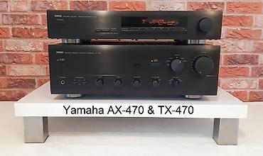 Pojačala i prijemnici: Odlično očuvan komplet marke Yamaha AX-470 &TX-470 Pojačalo + — 1