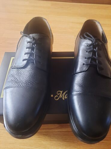 Toy paltarları və aksesuarları: Klassik kişi dərisi ayaqqabısı – Maxmoda - Rəng: qara - Model