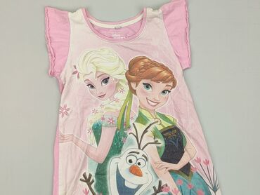 białe sukienki letnie boho: Футболка, Disney, 5-6 р., 110-116 см, стан - Дуже гарний