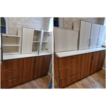 mətbəx stolu: Metbex mebeli ölçüsü 1.75 metr.Hec bir problemi yoxdur.Qiymeti 200