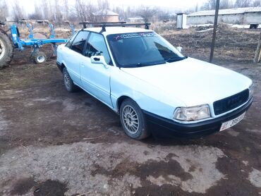 аварийные автомобили: Audi 80: 1987 г., 1.8 л, Механика, Бензин, Седан