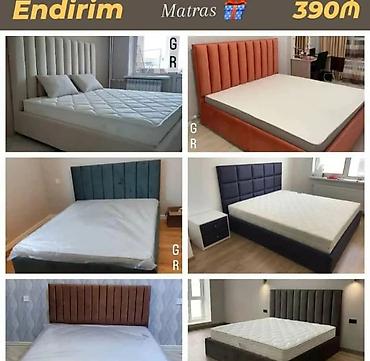 Çarpayılar: Yeni, İkinəfərlik çarpayı, Bazasız, Matras ilə, Siyirməli, Azərbaycan — 6