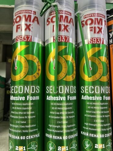 полимерный клей: Профессиональная клей-пена Soma Fix 60 Секунд. Применяется для