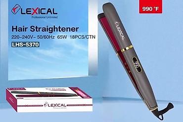Бытовая техника: №: 13478 Məhsulun adı: Saç üçün düzləşdirici Lexical LHS-5370, Grey — 1