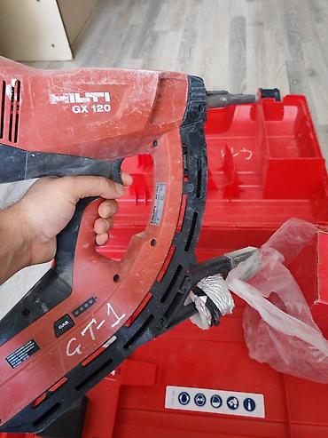 alet: Salam. Alət Hilti GX 120 qazla işləyən mismar vuran aparatdi. 6 aydi — 3