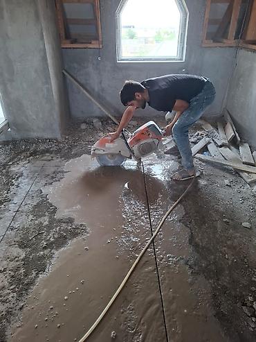 Beton kəsimi və deşik açma xidməti - Daxili və xarici məkanlarda
