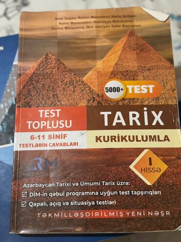 anar isayev azerbaycan tarixi kurikulum pdf: Tarix kitabi 500+ test.YARİ QİYMƏTƏ