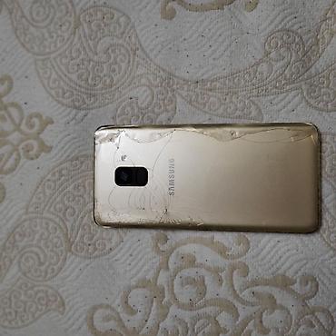 Elektronika: Samsung Galaxy A8 Plus, 32 GB, rəng - Qızılı, Qırıq, Sensor, Barmaq izi — 2