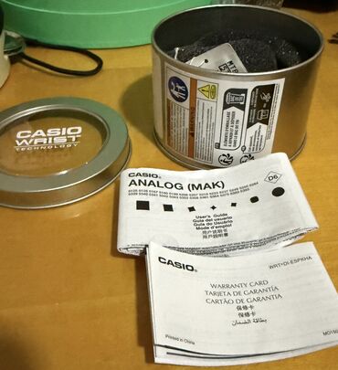 Qol saatları: Yeni, Qol saatı, Casio, rəng - Gümüşü — 9