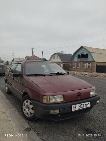 Volkswagen: Volkswagen Passat: 1988 г., 1.8 л, Механика, Газ, Седан — 8