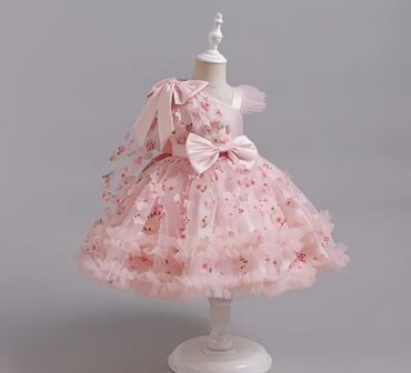 Платья: Детское платье, цвет - Розовый — 3