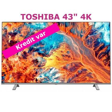 toshiba qiymetleri: Yeni Televizor Toshiba 43" Ünvandan götürmə