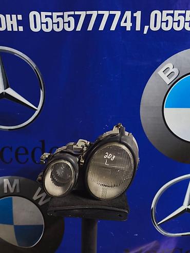 208: Передняя левая фара Mercedes-Benz 2000 г., Б/у, Оригинал, Япония — 1
