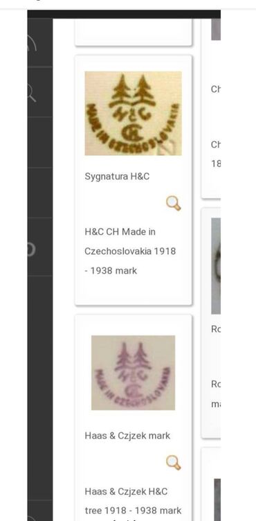 Čajnici: Bokal nov iz 1918 do 1938g. Cehoslovacka. Hass&Czjzek. Bokal — 13
