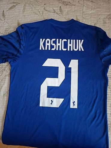 qarabaq fk: Futbolka, Adidas, M, rəng - Göy — 4