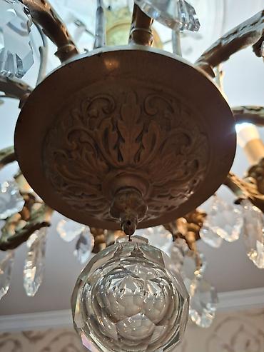 lüstura: Çılçıraq, 10 və daha çox lampa, Metal — 1
