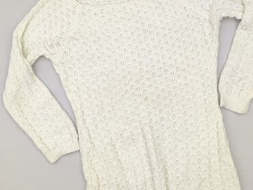 bialy moherowy sweter: Women`s sweater, S (EU 36)