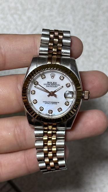 перламутр: Классические часы часы, Rolex, Швейцария, Оригинал, Женские, Б/у — 2