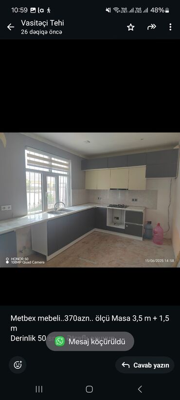 metbext divani: Metbex mebeli. 370azn. ölçü Masa 3,5 m + 1,5 m Derinlik 50 sm