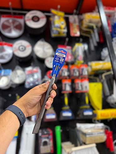 perapatır: Pintonic düz oyma dəmir (chisel) – SDS-plus uyğun - Tip: Düz (Flat) — 1