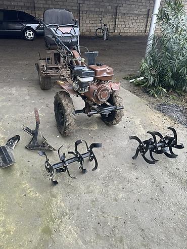 Motobloklar: Motoblok və qoşqu dəsti - Güclü benzin mühərrikli motoblok - Ön — 10