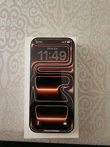 IPhone 17 Pro, 512 GB, White Titanium, Face ID lalafo.az -da IPhone 17 Pro, 512 GB, White Titanium, Face ID