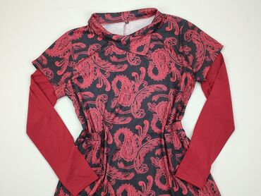 czerwona sukienki długa na wesele: Dress, XL (EU 42), condition - Very good