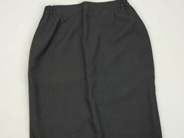 spódnice midi czarne z rozcięciem: Skirt, S (EU 36), condition - Perfect