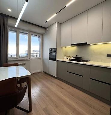 петропавловка кыргызстан: 2 комнаты, 63 м², Пишпек 7 этаж, Дизайнерский ремонт — 7