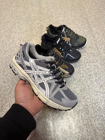 лоферы мужской: Мужские кроссовки, 40, 41, 42, Asics, Новый, цвет - Серый, Самовывоз — 1