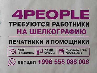 Шелкография Печатаем зип пакеты палитилены и картонки