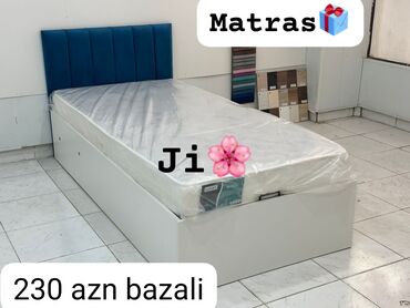 carpayı bazalı: Yeni, Təknəfərlik çarpayı, Bazalı, Matras ilə