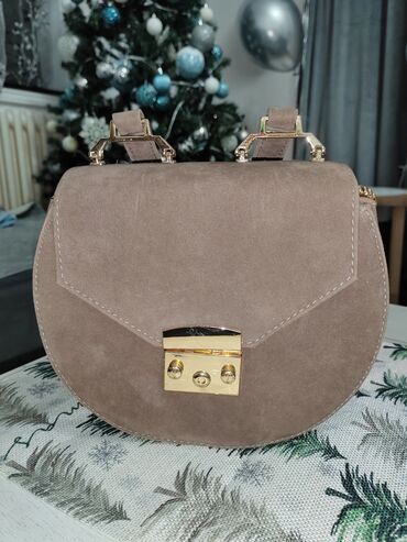 Handbags: Shoulder bag, Bianco, Material: Canvas