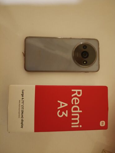 Xiaomi: Redmi A3, 128 GB, rəng - Boz, Barmaq izi