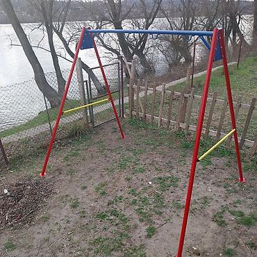 bubamara konjić za ljuljanje: Metalna konstrukcija za dvorišne ljuljaške - Masivni čelični ram u — 5
