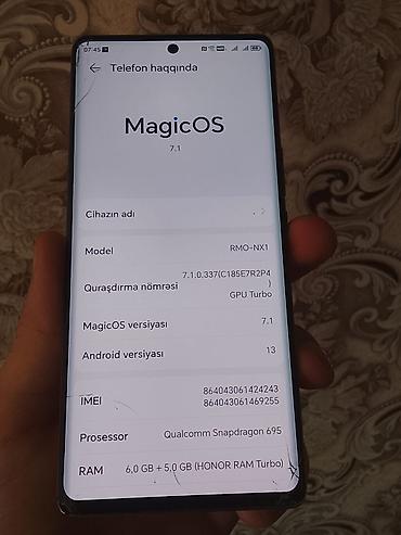 adapdir: Honor X9 5G, rəng - Gümüşü, İki sim kartlı — 2