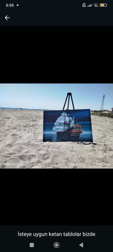 Şəkillər, tablolar: İstəyə uyğun kətan tablolar - Material: keyfiyyətli kətan (canvas) — 10