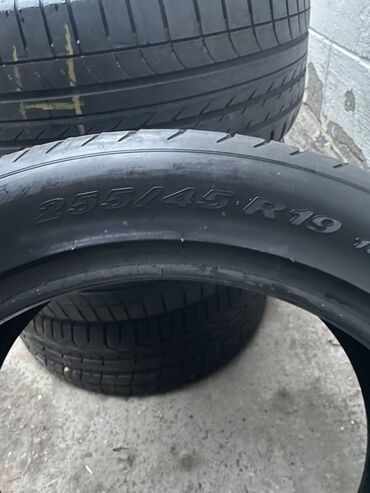 Шины: Шины 255 / 45 / R 19, Лето, Б/у, Пара, Легковые, Италия, Pirelli