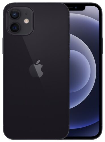 айфон по дешевке: IPhone 12, Б/у, 128 ГБ, Black Titanium, Защитное стекло, Кабель, 82 %