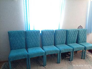 metbex skafi: Mətbəx üçün, İşlənmiş, Açılmayan, Dördbucaq masa, 6 stul — 3