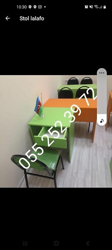 Masa və oturacaq dəstləri: Qonaq otağı üçün, Yeni, Açılmayan, Dördbucaq masa, 4 stul — 9