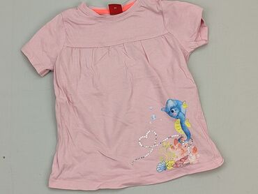 rozowa koszulka: Koszulka, 2-3 lat, 92-98 cm, stan - Dobry