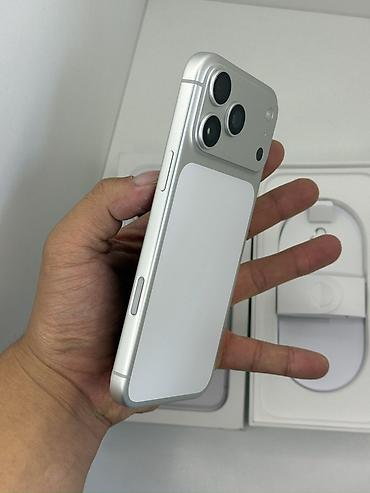 Мобильные телефоны и аксессуары: IPhone 17 Pro Max, Б/у, 512 ГБ, Серебристый, Коробка, 96 % — 6